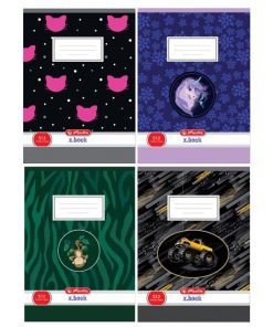 Zošit Herlitz 512, A5, linajkový, 70g/m2, mix motívov