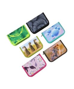 Peračník DONAU 1-zipsový 2-klopý plný mix farieb (bal.6ks)