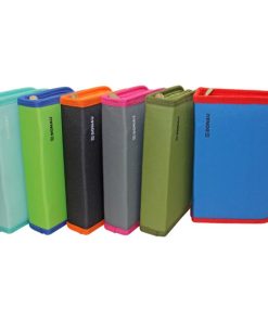 Peračník DONAU 1-zipsový 2-klopý plný, mix farieb, bal. 12 ks