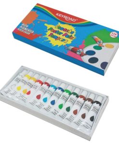 Temperové farby KEYROAD, 12x12ml, mix farieb
