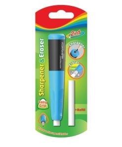 Strúhadlo plastové s gumou KEYROAD, náplň, blister