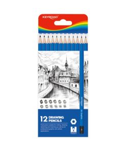 Ceruzka na skicovanie KEYROAD 8,8 x 21,4 x 0,9 cm, 12 ks