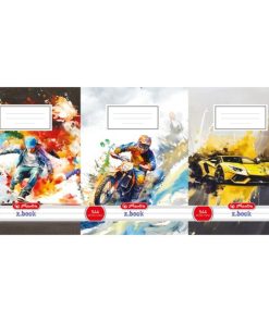 Zošit Herlitz 544, A5, linajkový, 70 g/m2, mix chlapčenských motívov