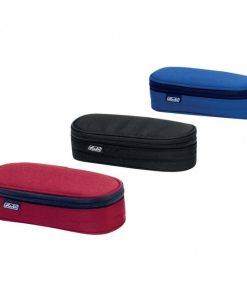 Puzdro Etue Herlitz jednofarebné, mix farieb (čierna, červená, modrá)