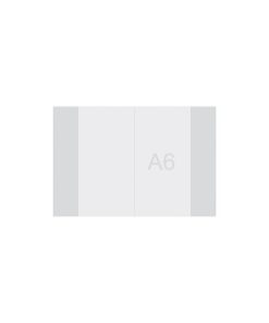 Obal na zošity A6, priehľadný, 110mic