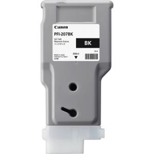 Atramentová náplň Canon PFI-207BK pre iPF680/685/780/785 black (300 ml)