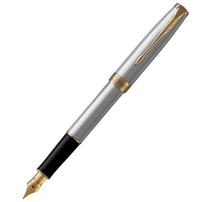 Plniace pero Parker Royal Sonnet Steinless steel GT - Image 2