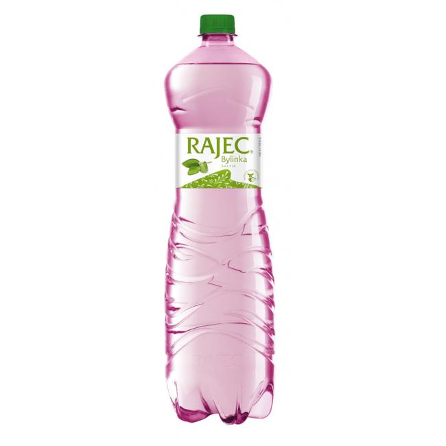 Pramenitá voda Rajec ochutená - šalvia nesýtená 6 x 1,5 ℓ - Image 2