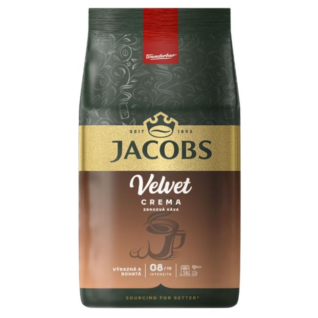 Káva Jacobs Velvet Crema zrnková 1000g - Image 2