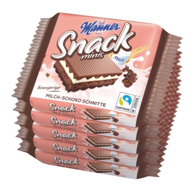 Oblátky Manner Snack Minis kakaové 28 x 25g - Image 2