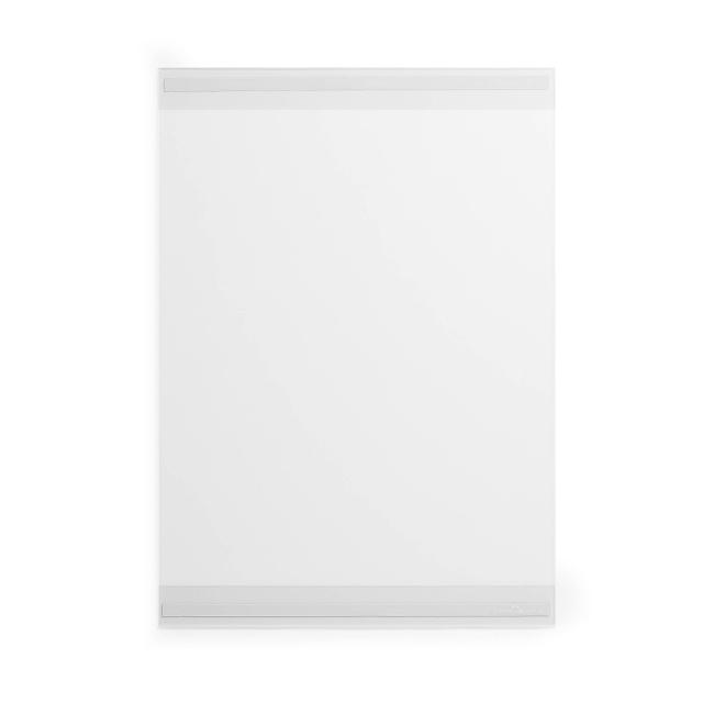 Samolepiaci držiak dokumentov DURABLE rPET A3 , zasúvateľný, transparentný, 5 ks - Image 2