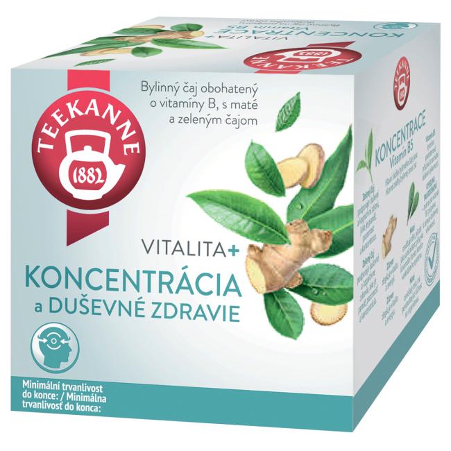 Čaj TEEKANNE Vitalita + Koncentrácia (Vitamín B5) 10 x 1,8g - Image 2