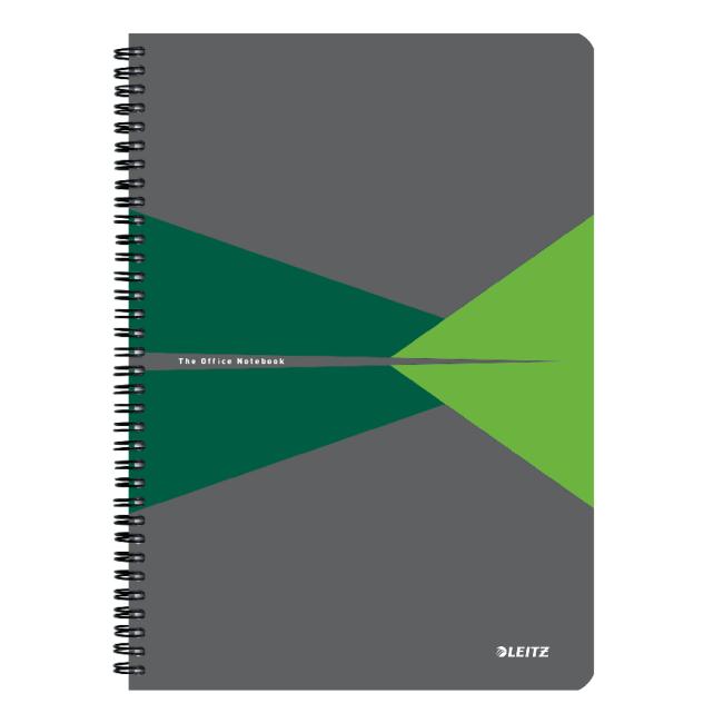 Blok Leitz Office Card A4 90 listov linajkový zelený - Image 2