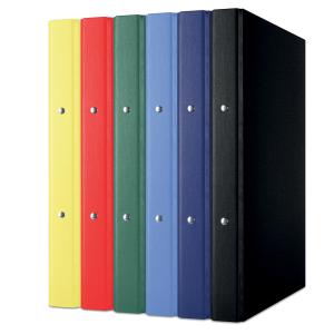 Zakladač 2-krúžkový DONAU kartón a fólia, A4/2R/20 mm, tmavomodrý