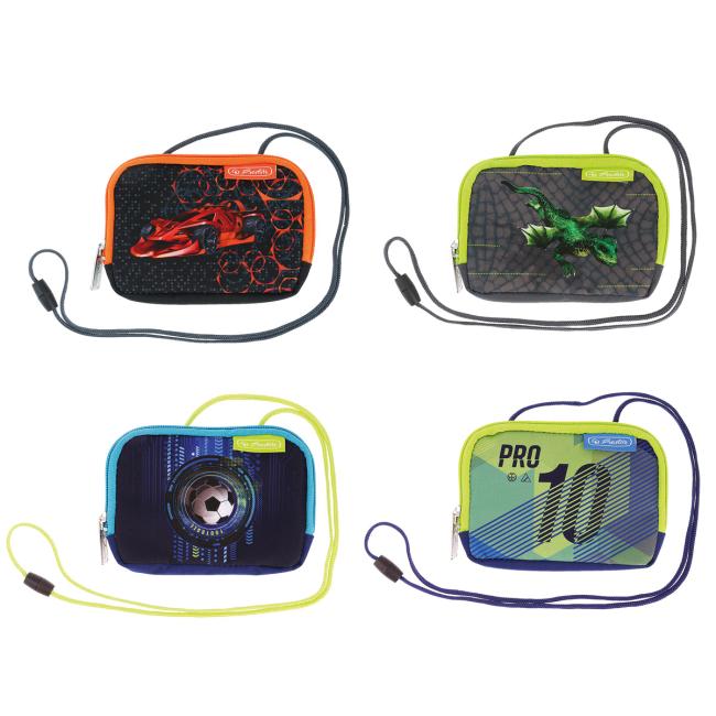 Taštička na krk Herlitz Chlapci, mix motívov, 4ks - Image 2