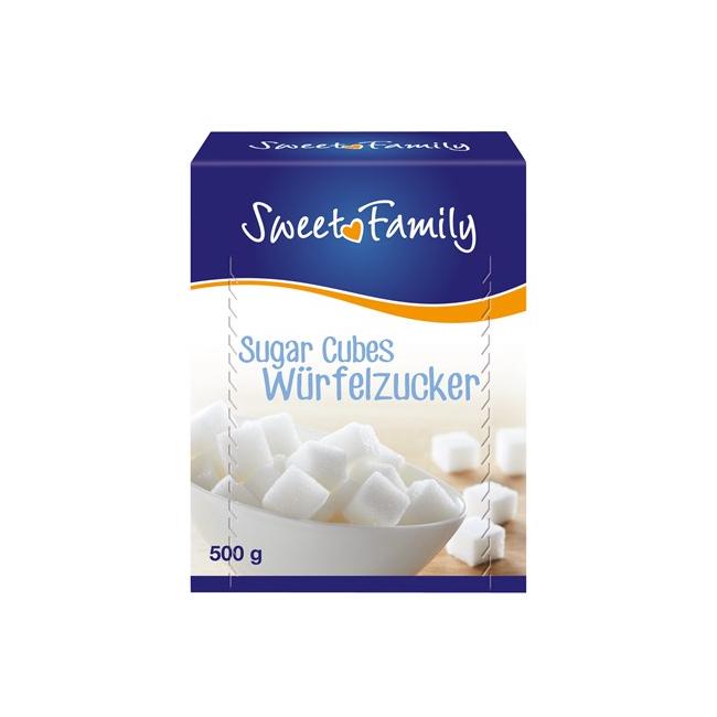 Cukor kockový biely Sweet Family 500g - Image 2