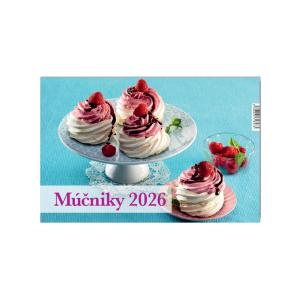 Stolový kalendár riadkový Múčniky 23 × 15,2 cm 2026