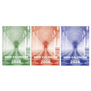 Stolový kalendár riadkový Mini MIX farieb 7,5 × 10,5 cm 2026