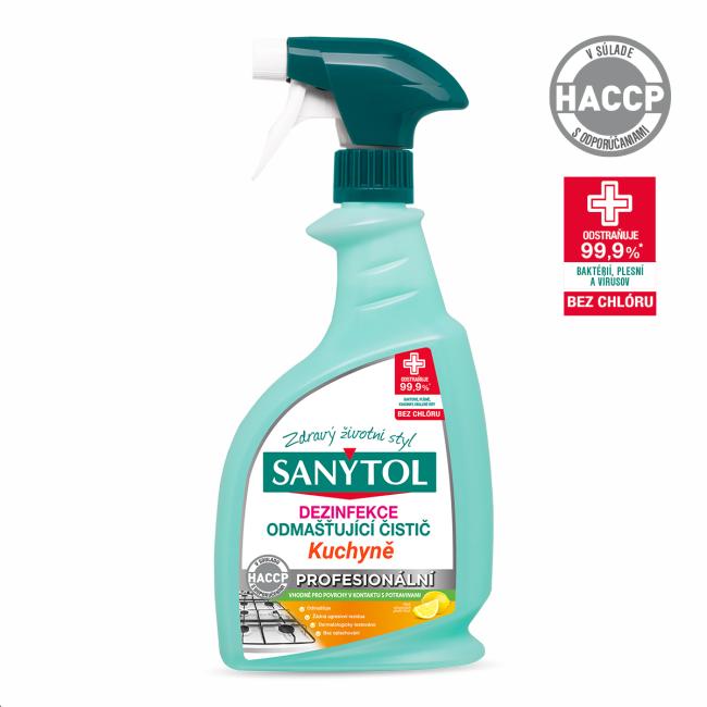 Sanytol čistič na kuchyne Professional sprej 750 ml - Image 2