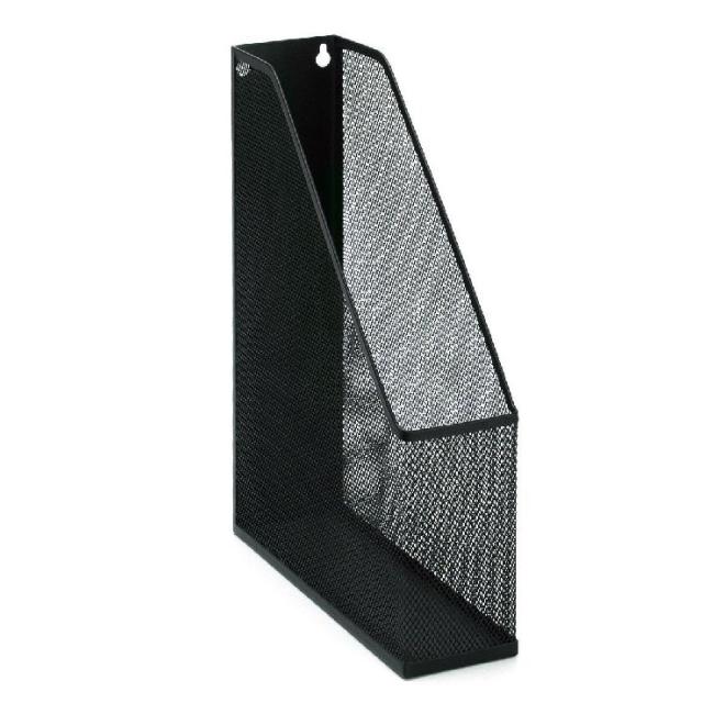 Drôtený stojan na časopisy závesný Sakota 70x310x250mm čierny - Image 2