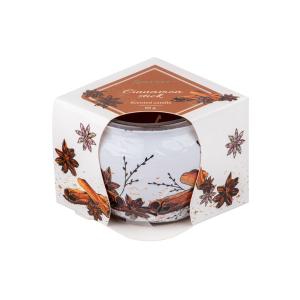 Emocio Sklo Dekor 70x62 mm Cinnamon Stick, vonná sviečka