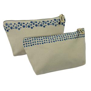 Puzdro na perá DONAU, Modrá potlač