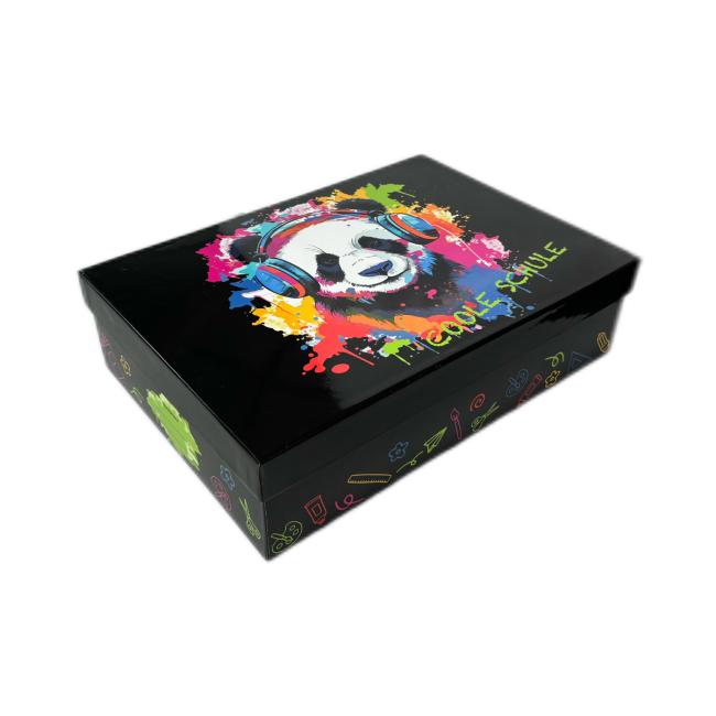 Krabica na školské potreby DONAU pre formáty A4, Panda - Image 2