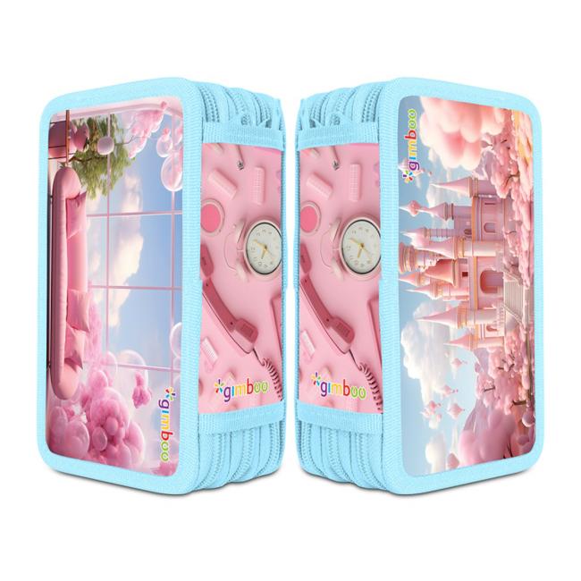 Peračník Gimboo 3-zipsový plný, Sweet, ružový, 10 ks - Image 2