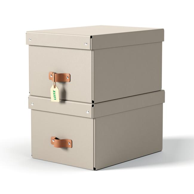 Úložný box Leitz Puro, kartón, veľkosť M, 2ks - Image 2