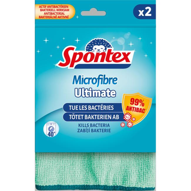Utierka z mikrovlákna Spontex Ultimate 2 ks - Image 2